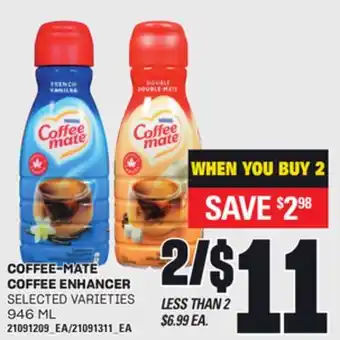Loblaws COFFEE-MATE COFFEE ENHANCER, 946 ML offer