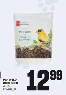 Loblaws PC WILD BIRD SEED, 4 KG offer