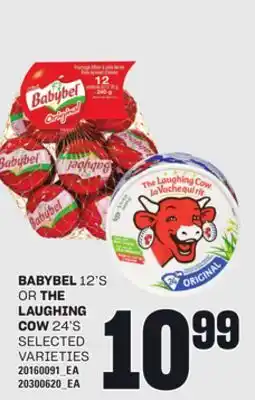 Loblaws BABYBEL,12' S OR THE LAUGHING COW, 24' S offer