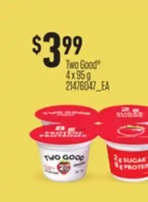 Loblaws Two Good , 4 x 95 g offer