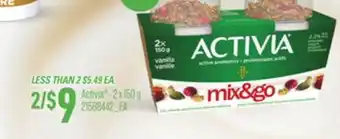 Loblaws ACTIVIA -2 X 150 G offer