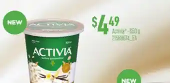 Loblaws ACTIVIA , 650 g offer