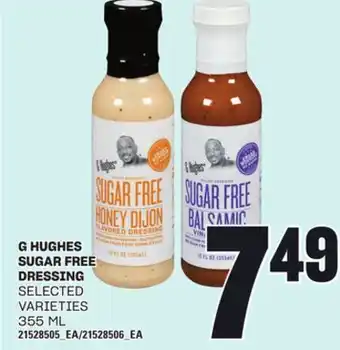 Loblaws G HUGHES SUGAR FREE DRESSING, 355 ML offer