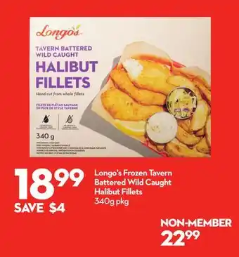 Longo's Longo's Frozen Tavern Battered Wild Caught Halibut Fillets offer