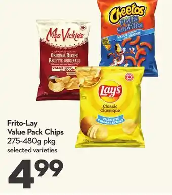 Longo's Frito-Lay Value Pack Chips offer
