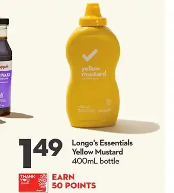 Longo's Longo's Essentials Yellow Mustard offer