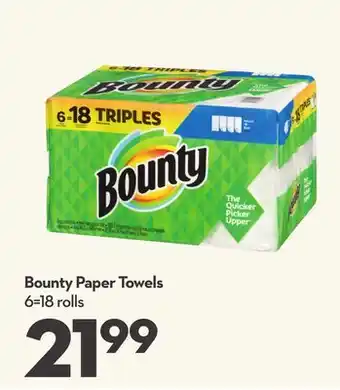 Longo's Bounty Paper Towels offer