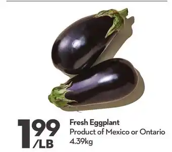 Longo's Fresh Eggplant offer