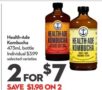 Longo's Health-Ade Kombucha offer
