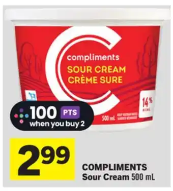 Foodland COMPLIMENTS Sour Cream offer