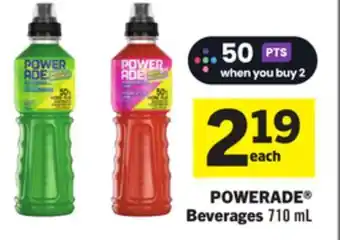 Foodland POWERADE Beverages offer