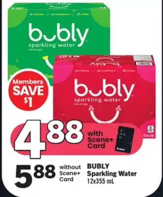 Foodland BUBLY Sparkling Water offer