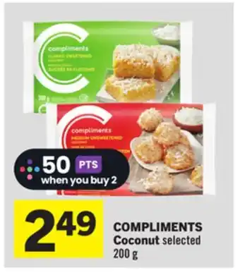 Foodland COMPLIMENTS Coconut offer