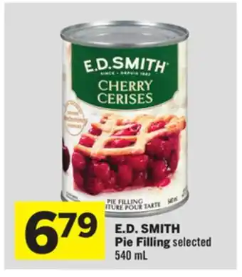 Foodland E. D. SMITH Pie Filling offer