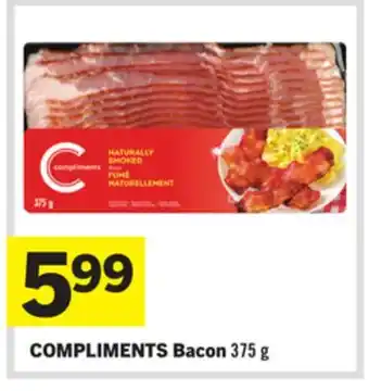Foodland COMPLIMENTS Bacon offer