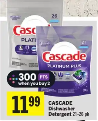 Foodland CASCADE Dishwasher Detergent offer