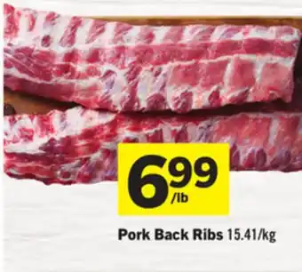 Foodland Pork Back Ribs offer