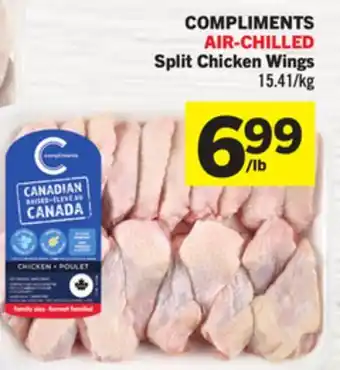 Foodland COMPLIMENTS AIR-CHILLED Split Chicken Wings offer