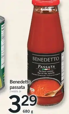 Fortinos Benedetto passata, 680 g offer
