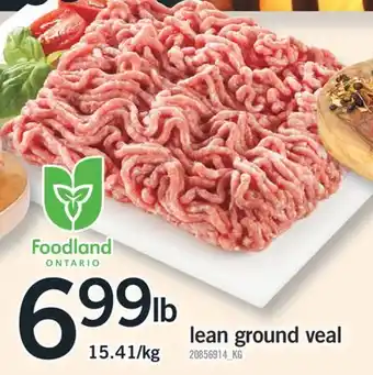 Fortinos lean ground veal offer