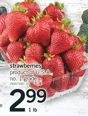 Fortinos STRAWBERRIES 1 lb offer