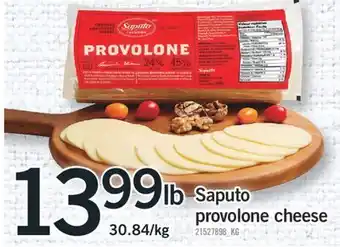 Fortinos SAPUTO PROVOLONE CHEESE offer