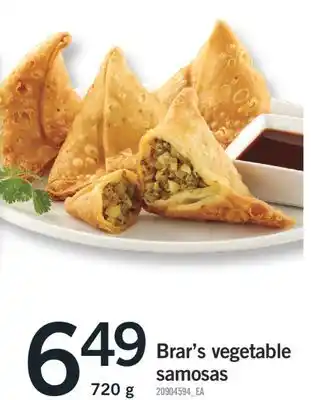 Fortinos BRAR'S VEGETABLE SAMOSAS, 720 G offer