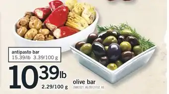 Fortinos OLIVE BAR, 2.29/100 G offer
