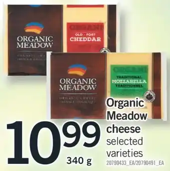 Fortinos ORGANIC MEADOW CHEESE, 340 G offer