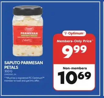 Real Canadian Superstore SAPUTO PARMESAN PETALS, 300 G offer