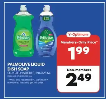 Real Canadian Superstore PALMOLIVE LIQUID DISH SOAP, 591/828 ML offer
