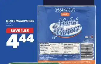 Real Canadian Superstore BRAR'S MALAI PANEER, 375 G offer