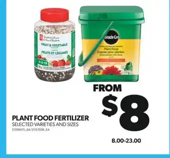 Real Canadian Superstore PLANT FOOD FERTILIZER offer