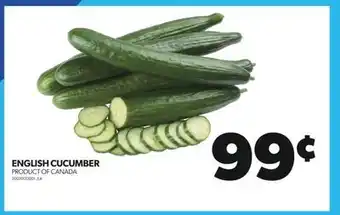Real Canadian Superstore ENGLISH CUCUMBER offer