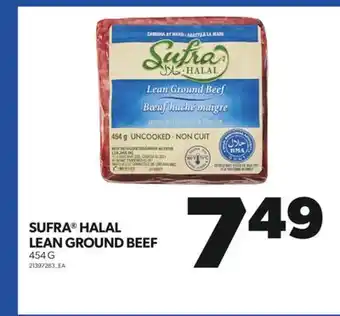 Real Canadian Superstore SUFRA HALAL LEAN GROUND BEEF, 454 G offer