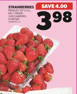 Real Canadian Superstore STRAWBERRIES, 2 LB CLAMSHELL offer