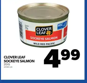 Real Canadian Superstore CLOVER LEAF SOCKEYE SALMON, 213 G offer