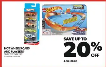 Real Canadian Superstore HOT WHEELS CARS AND PLAYSETS offer
