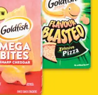 No Frills PEPPERIDGE FARM GOLDFISH or MEGA BITE CRACKERS, 156-227 g offer