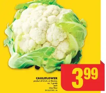No Frills CAULIFLOWER offer