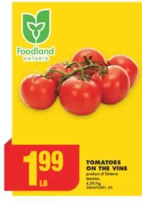 No Frills TOMATOES ON THE VINE offer