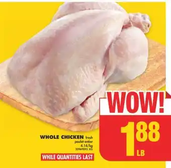 No Frills WHOLE CHICKEN offer