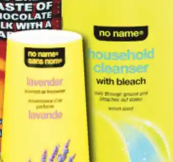 No Frills NO NAME GEL AIR CONES, 170 g or HOUSEHOLD CLEANSER, 400 g offer