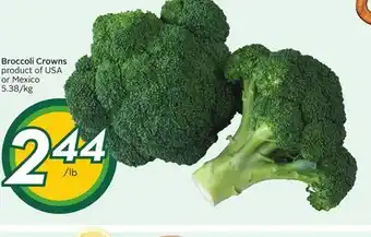 Sobeys Broccoli Crowns offer