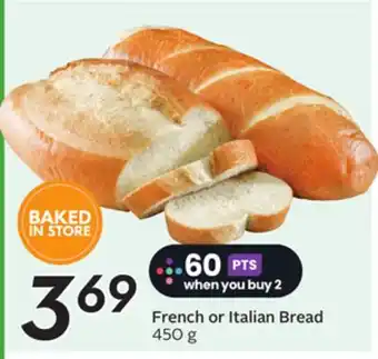 Sobeys French or Italian Bread offer