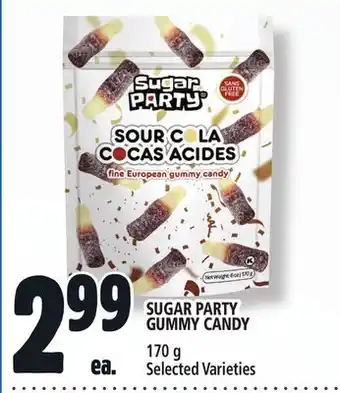 Metro SUGAR PARTY GUMMY CANDY offer