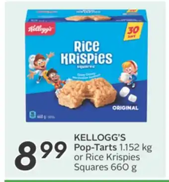 Sobeys KELLOGG'S Pop-Tarts offer