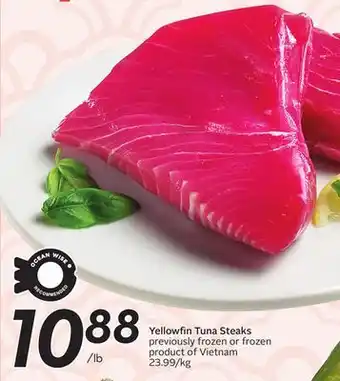 Sobeys Yellowfin Tuna Steaks offer
