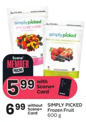 Sobeys SIMPLY PICKED Frozen Fruit offer
