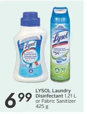 Sobeys LYSOL Laundry Disinfectant offer